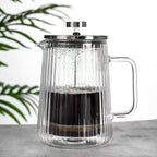 RidgePress Glass French Press Coffee Maker