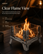 Wildmeet EmberFold™ Portable Fire Pit
