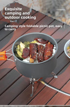 CampMate Aluminum Camping Cookware Set