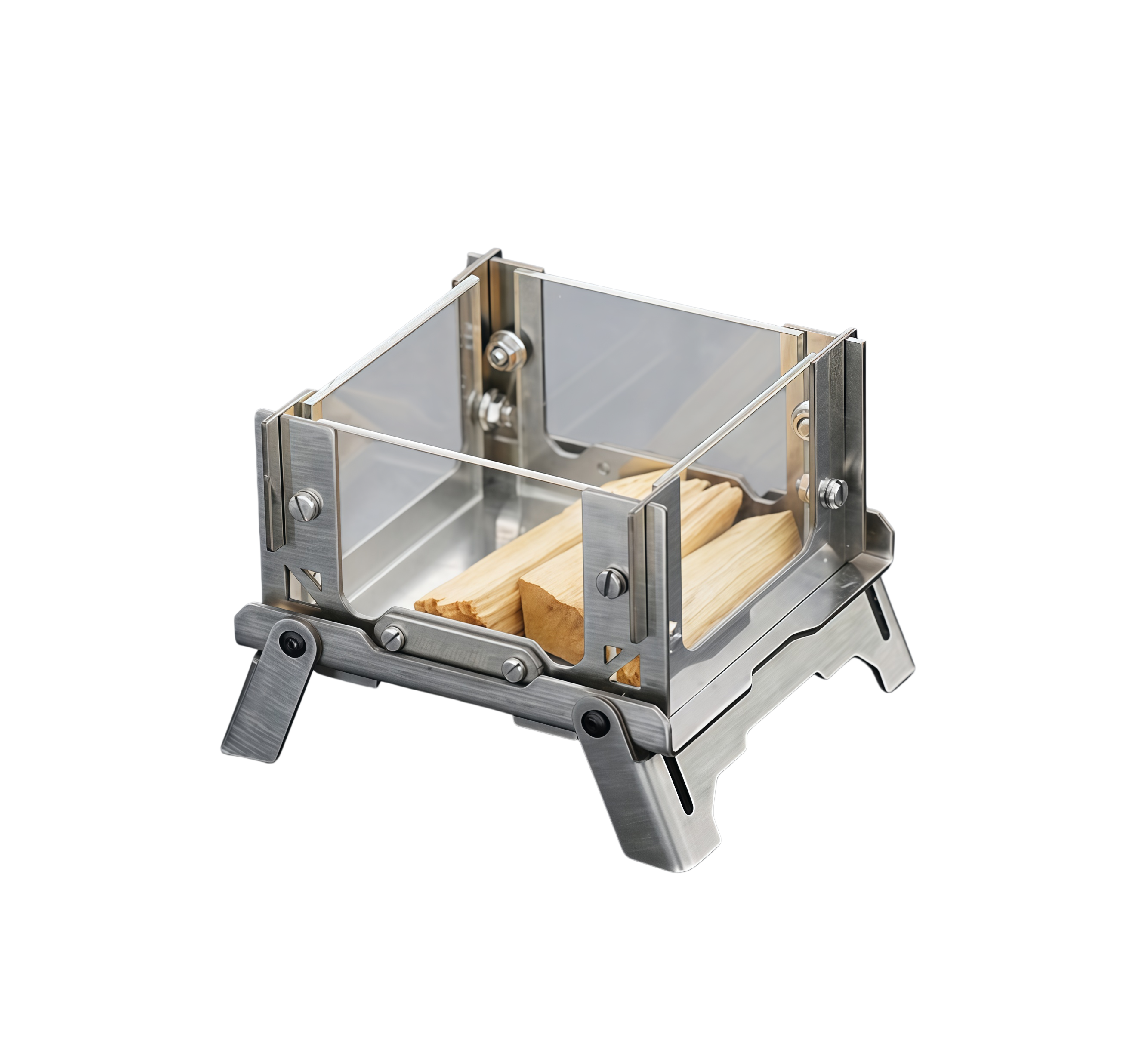 EmberFold Mini Stainless Steel Folding Fire Pit