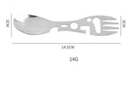 MultiTool Camp Spoon — 6-in-1