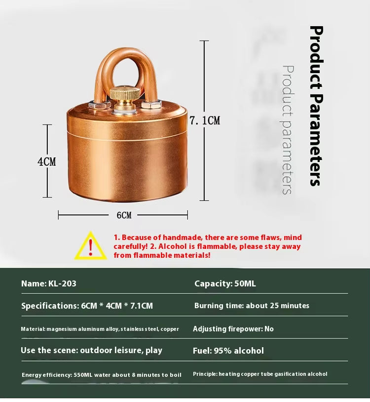 Wildmeet TrailFire Mini Folding Camping Stove Kit