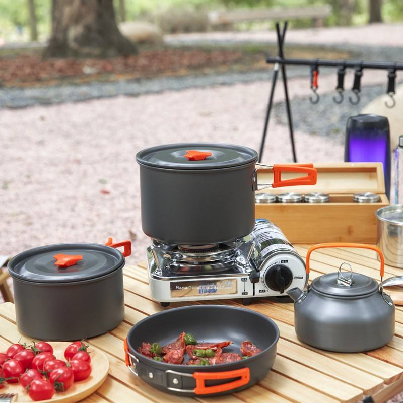 Wildmeet CampMate Aluminum Camping Cookware Set
