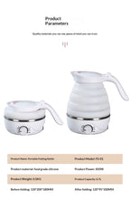 TrailFold 600ml Folding Electric Kettle