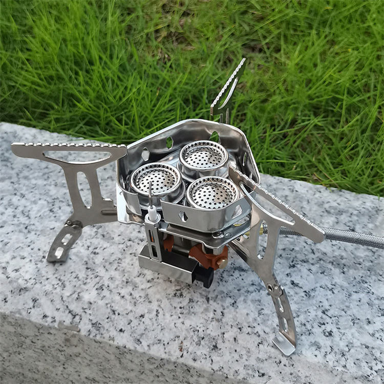 TriFlame Portable 3-Burner Camping Stove | Wildmeet