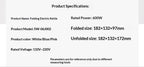 TrailFold 600ml Folding Electric Kettle