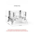 EmberFold Mini Stainless Steel Folding Fire Pit