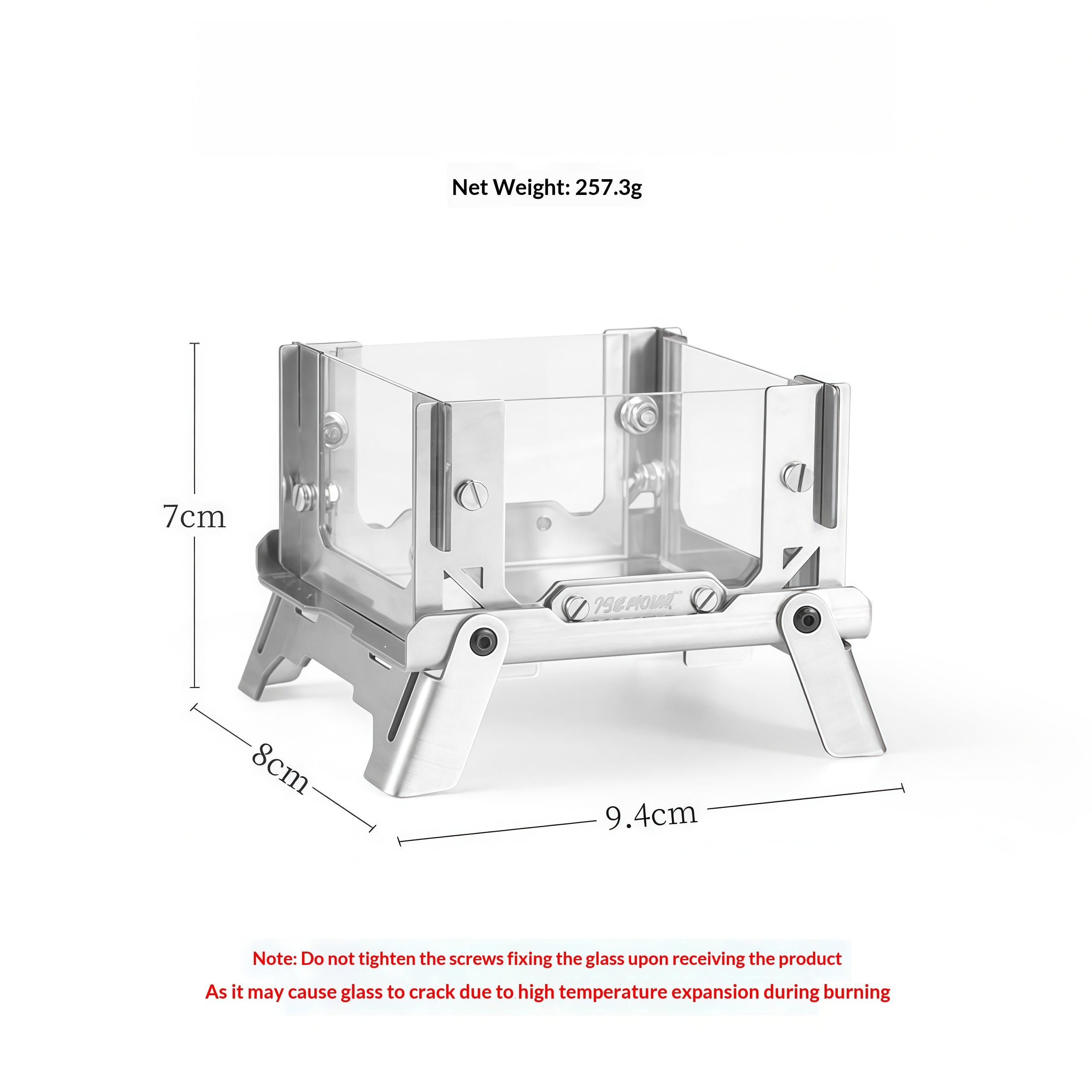 EmberFold Mini Stainless Steel Folding Fire Pit