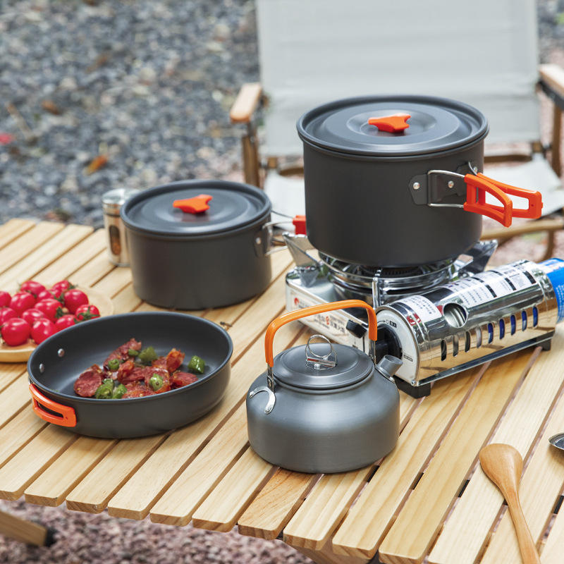 Wildmeet CampMate Aluminum Camping Cookware Set
