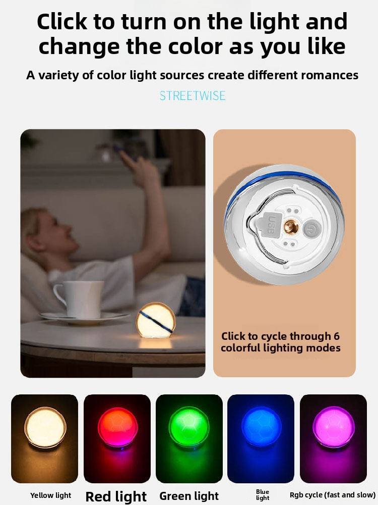Wildmeet Starlight RGB Camping Lantern – Rechargeable Portable LED Outdoor Light with Tripod Mount