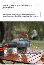 CampMate Aluminum Camping Cookware Set