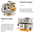 TriFlame Portable 3-Burner Camping Stove | Wildmeet