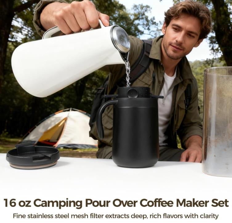 Wildmeet TrailBrew Portable Pour-Over Coffee Set