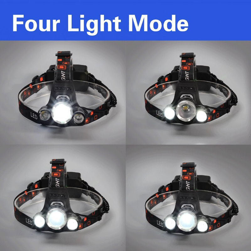 Wildmeet Lightweight Rechargeable LED Headlamp