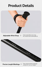 Wildmeet CarbonFold™ 3K Carbon Fiber Folding Trekking Poles – Pair