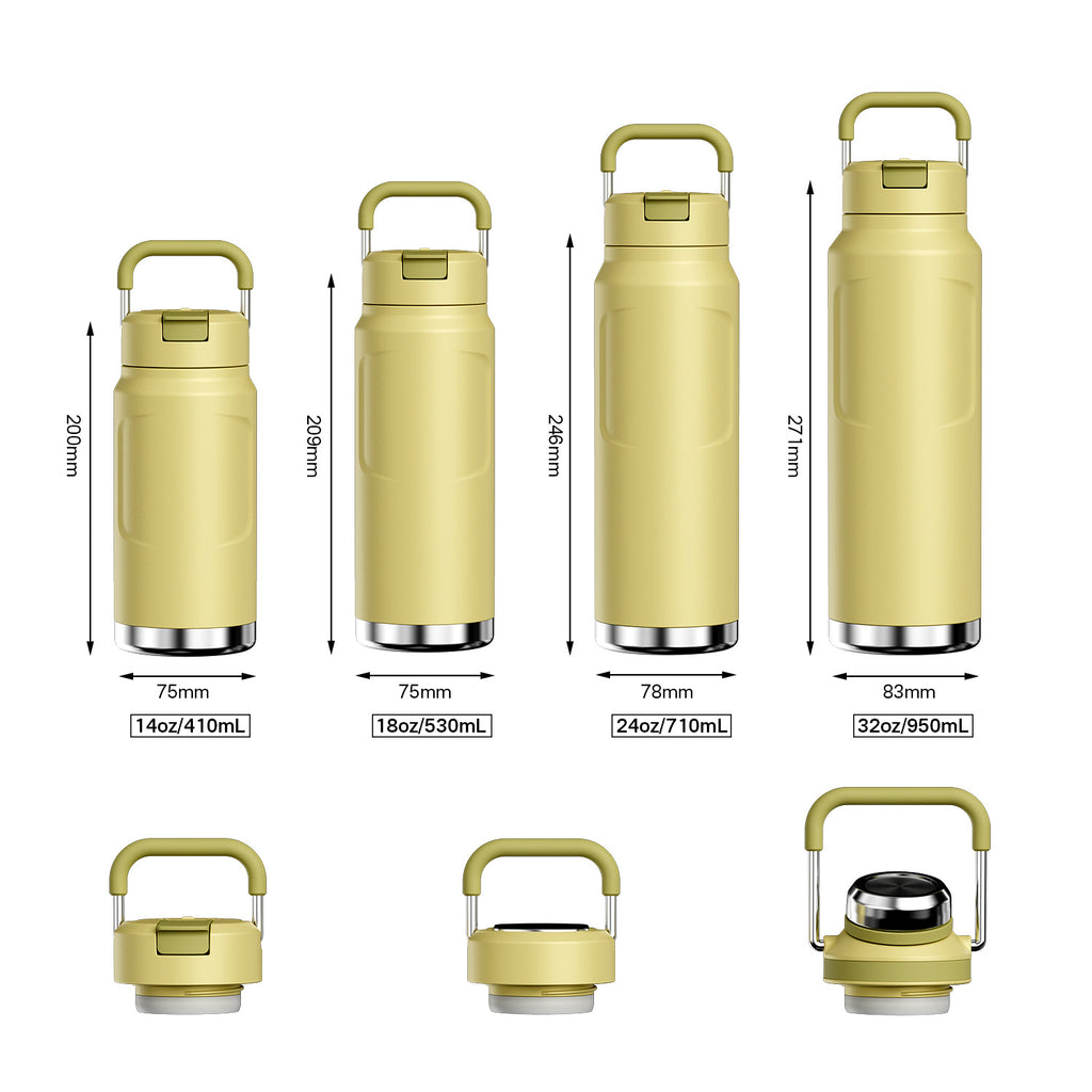 Wildmeet TrailFlow Vacuum Insulated Bottle – 304 Stainless Steel Outdoor Travel Flask