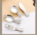 FoldMate Stainless Steel Camping Utensil Set
