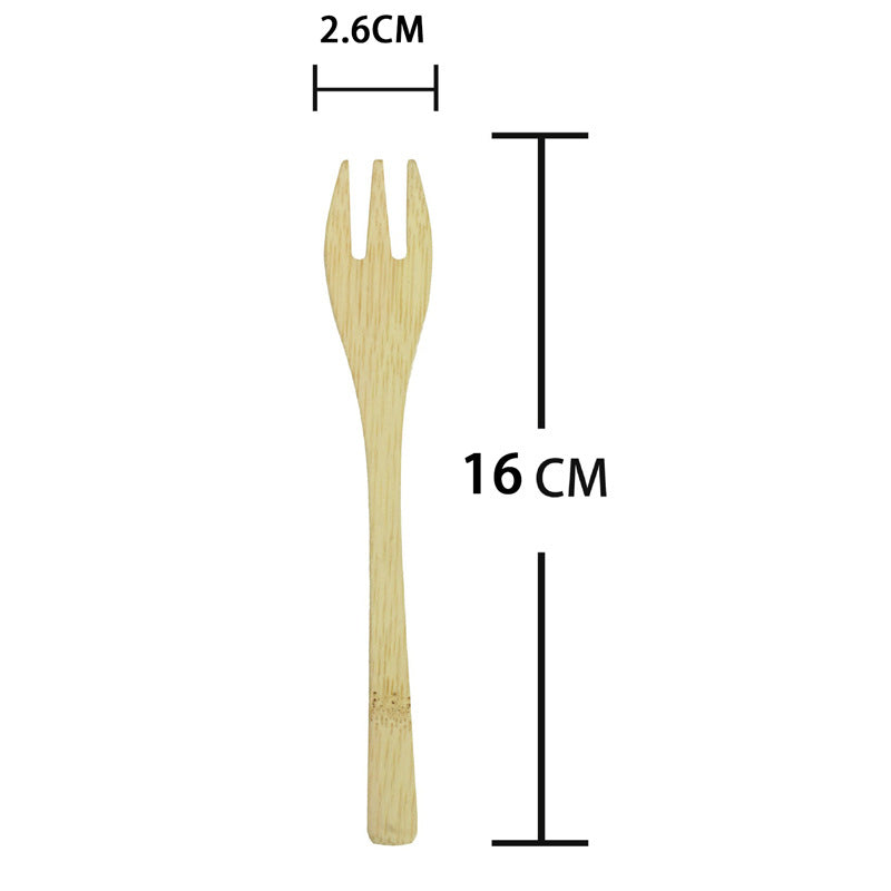 Wildmeet Bamboo Camp Utensil Set – Lightweight Portable Spoon Fork Knife for Outdoor Dining