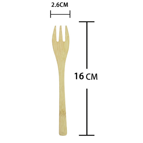 Wildmeet Bamboo Camp Utensil Set – Lightweight Portable Spoon Fork Knife for Outdoor Dining