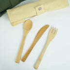 Bamboo Camp Utensil Set