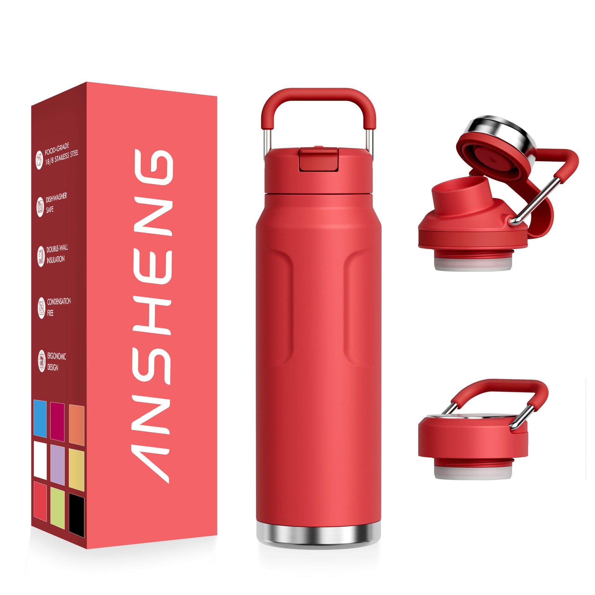 Wildmeet TrailFlow Vacuum Insulated Bottle – 304 Stainless Steel Outdoor Travel Flask