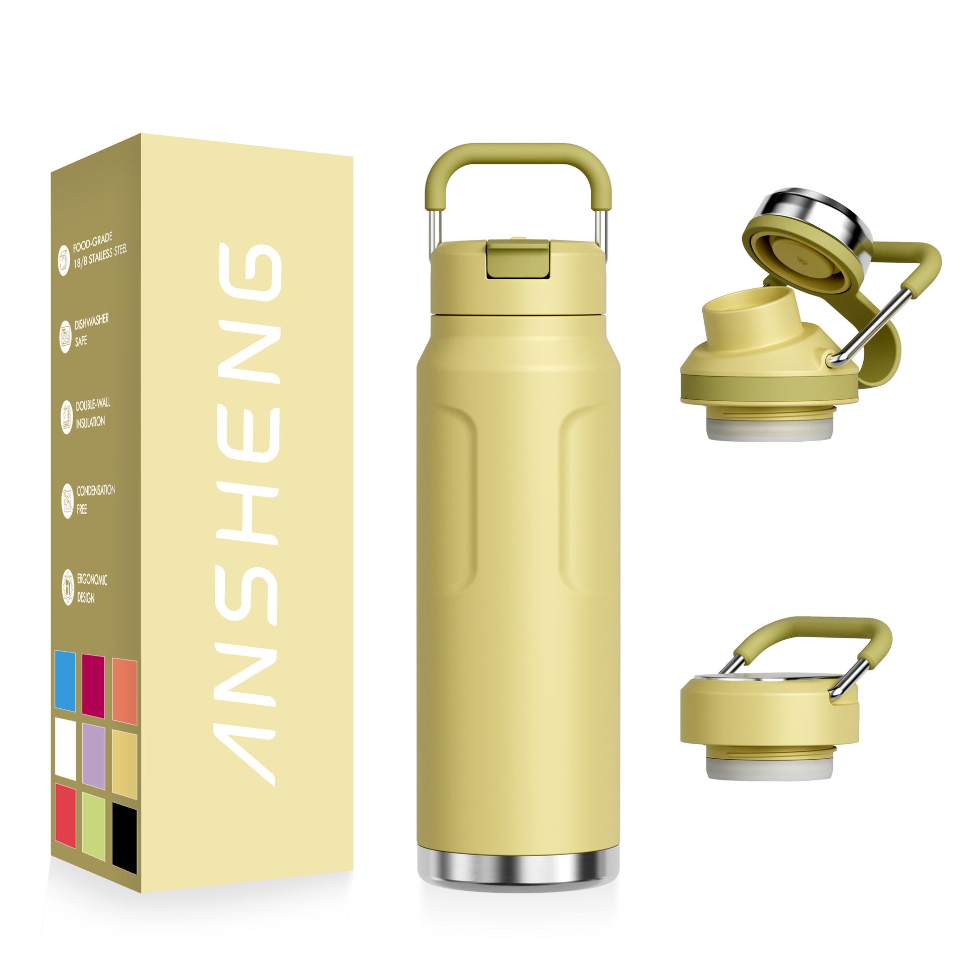 Wildmeet TrailFlow Vacuum Insulated Bottle – 304 Stainless Steel Outdoor Travel Flask
