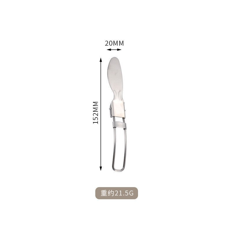 Wildmeet FoldMate Stainless Steel Camping Utensil Set – Portable Folding Spoon Fork Knife