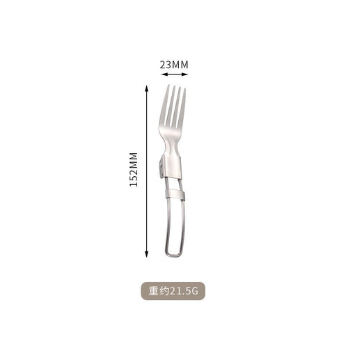 FoldMate Stainless Steel Camping Utensil Set