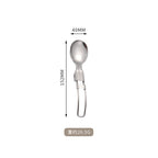 FoldMate Stainless Steel Camping Utensil Set